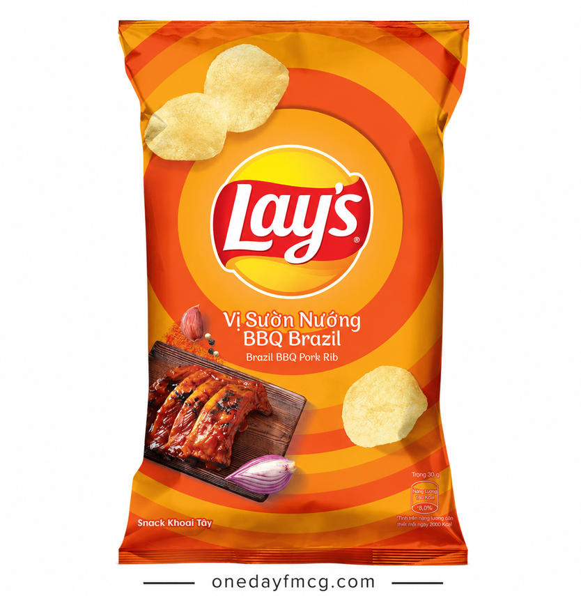 Lays Brazilian Baked Ribs Flavored Potato Chips 30g